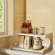 thumbnail image 2 of Estante organizador de madera de 3 niveles para exhibir tazas de café, estante de almacenamiento multifuncional para cocina, oficina, baño, organizador de tazas, maquillaje, artículos de tocador, fác, 2 of 6