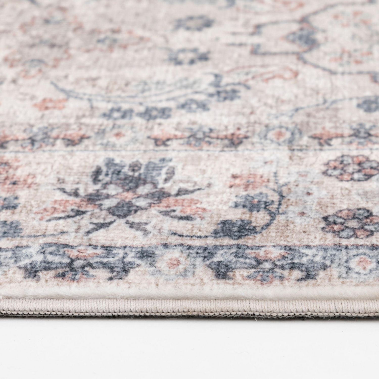 Banburry Light Grey and Dark Grey Woven Area Rug