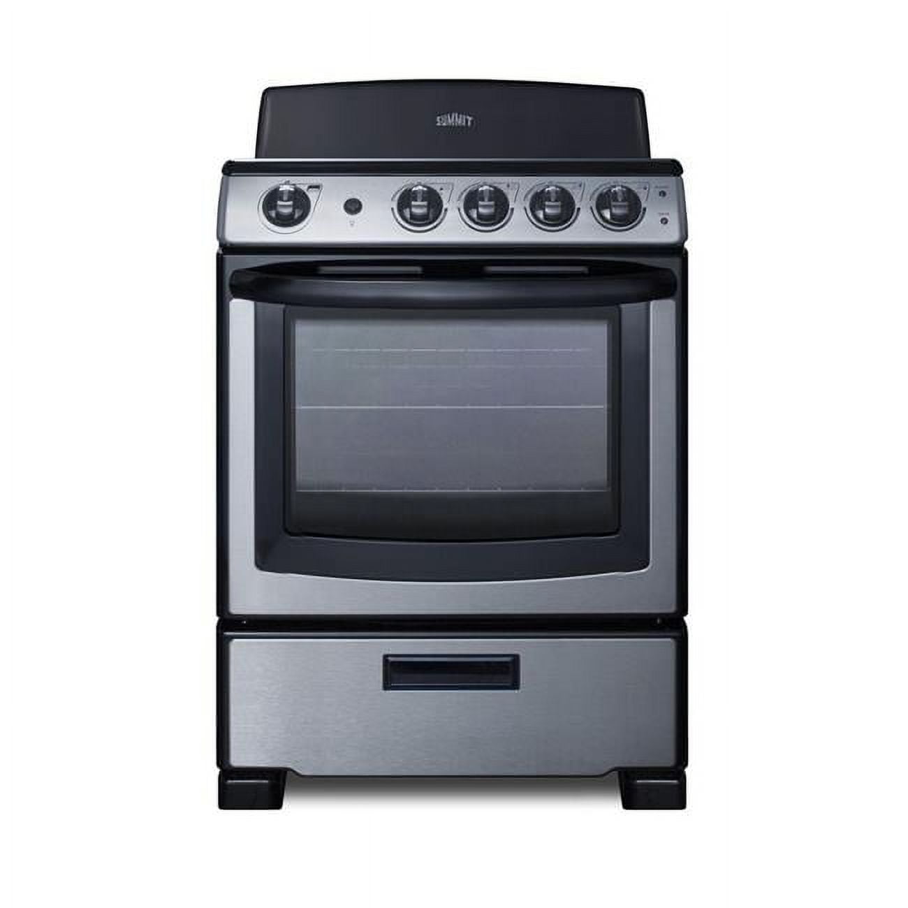 Summit Appliance PROEL24SS 24 in. Wide Electric Coil Range