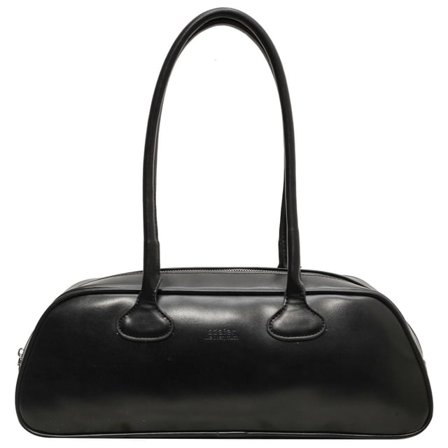 Bolsos Vintage para Axilas Bolso Pequeño Mujer Hobo Elegante Cuero PU Color Sólido
