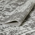 thumbnail image 5 of Loomaknoti Rhane Vailin 6' x 9' Gray Abstract Indoor Polypropylene Area Rug, 5 of 9