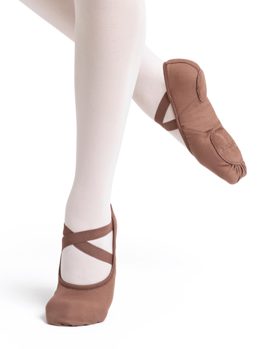 mocha ballet shoes