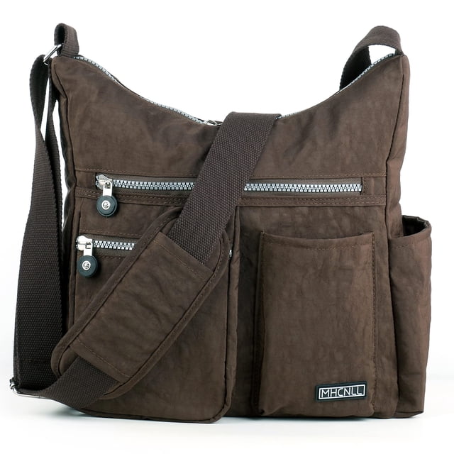 MHCNLL Bolso Bandolera con Bolsillo RFID Antirrobo - Monedero Ligero Resistente al Agua para Mujer