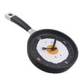 thumbnail image 2 of Reloj de pared de cocina perfecl colgante én forma de Sartén para decoración de habitación Negro, 2 of 8