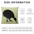 thumbnail image 5 of YINGXI - Decorative Pillow - Pillow - New Zealand National Symbol Print Cushion - Throw Pillow 18x18in, 5 of 5