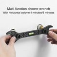 thumbnail image 4 of Shower Wrench with Bubble Dumpy Level Tool for Water Pipes and Bathrooms, 4 of 10
