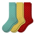 thumbnail image 4 of Sierra Socks Cotton Small Dot Pattern Crew Casual Women's 3 Pair Pack Socks, 4 of 6