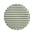 thumbnail image 1 of Ounissouiy Cojín de asiento con correas antideslizante para silla, alfombrilla para taburete, transpirable, cómodo para niños, sala de estar, Decoración del hogar Verde Blanco/Ancho Diámetro 33cm, 1 of 6
