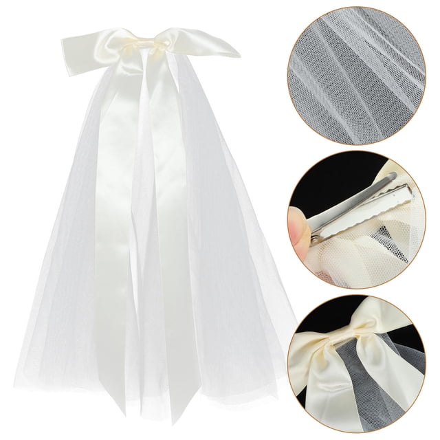 FOMIYES Velo Corto Para Novia Accesorio De Ideal Para Despedidas De