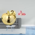 thumbnail image 2 of Escultura de frutas, figura de cerámica y estatua de ciervo durmiente de resina. Colección de delicados adornos para escritorio, porches, restaurantes, 2 of 8