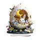 thumbnail image 1 of Adorno de conejito de Pascua, decoración de huevos de Pascua, decoración rústica para el hogar, conejo 2D 18x20cm, 1 of 9