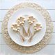 thumbnail image 1 of Servilleteros con cuentas de madera, guirnalda con borlas, cuentas de granja, servilletero de mesa de campo rústico, decoración del hogar para bodas y vacaciones LingWen 8390612798108, 1 of 1