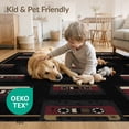 thumbnail image 4 of ODIKA 2'x3' Washable Doormat Non-Slip, Low Pile Record Vinyl Retro Dj Turntable Motif Featuring Vintage Music for Entryway, Kitchen, Laundry Room, 4 of 7