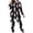 Black, variant on Enjoytime Women's Pajamas Halloween Print Crew Neck Long Sleeve Tops with Pants 2 Piece Sleepwear Comfy Casual Plus Size Lounge Sets