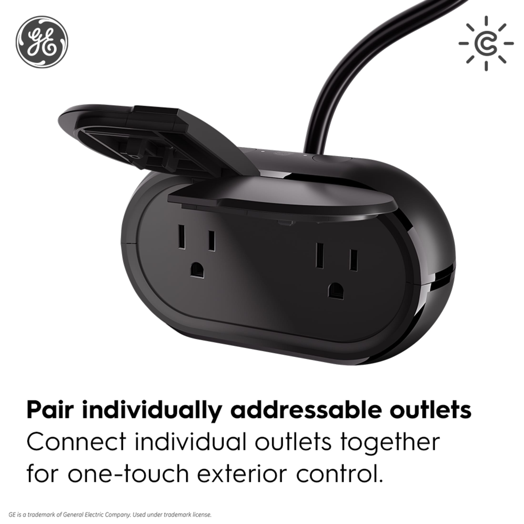 Cync Smart Outdoor Plug, Works with Alexa & Google, 1-Pack photo 3