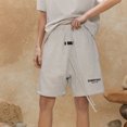 thumbnail image 2 of FOG FEAR OF GOD ESSENTIALS Temporada 8 Doble Flocado Impreso Letra Cordón Suelto Cuartos Cortos Gao Jiahui unisex, 2 of 2
