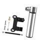 thumbnail image 5 of Minibomba para bicicleta de 120 PSI, bomba para neumáticos CNC de alta presión, fácil bombeo, inflado rápido, cilindro telescópico, compacta, para Plata y soporte, 5 of 8