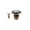 Silver, variant on Gold Bathroom Sink Stopper Pop Up Drain Plug Replacement Core with Anti-Clogging Basket Strainer Odor-Proof Washbasin Hair Catcher Bullet Core for Bathroom