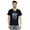 Dark Navy Blue, variant on Mens Tshirt With A Body Like This Who Needs Hair ? Graphic Tshirt For Daddy's Gift Tee Shirt For Funny Balding Tee