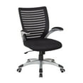 thumbnail image 2 of Office Star Products Mesh Seat and Screen Back Office Chair Blue, 2 of 5