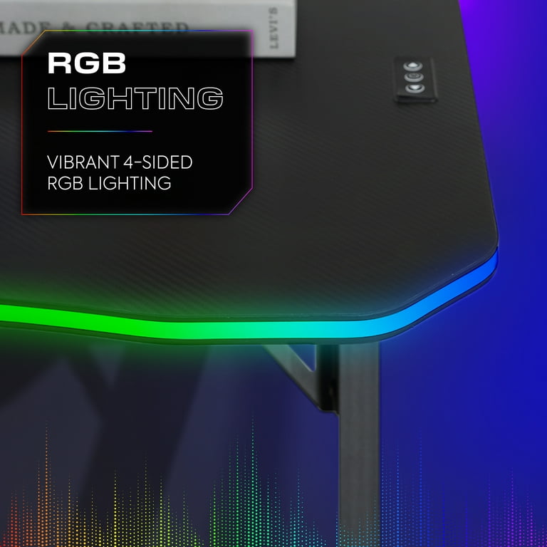 X Rocker Junior Pulsar Gaming Desk with RGB Lighting
