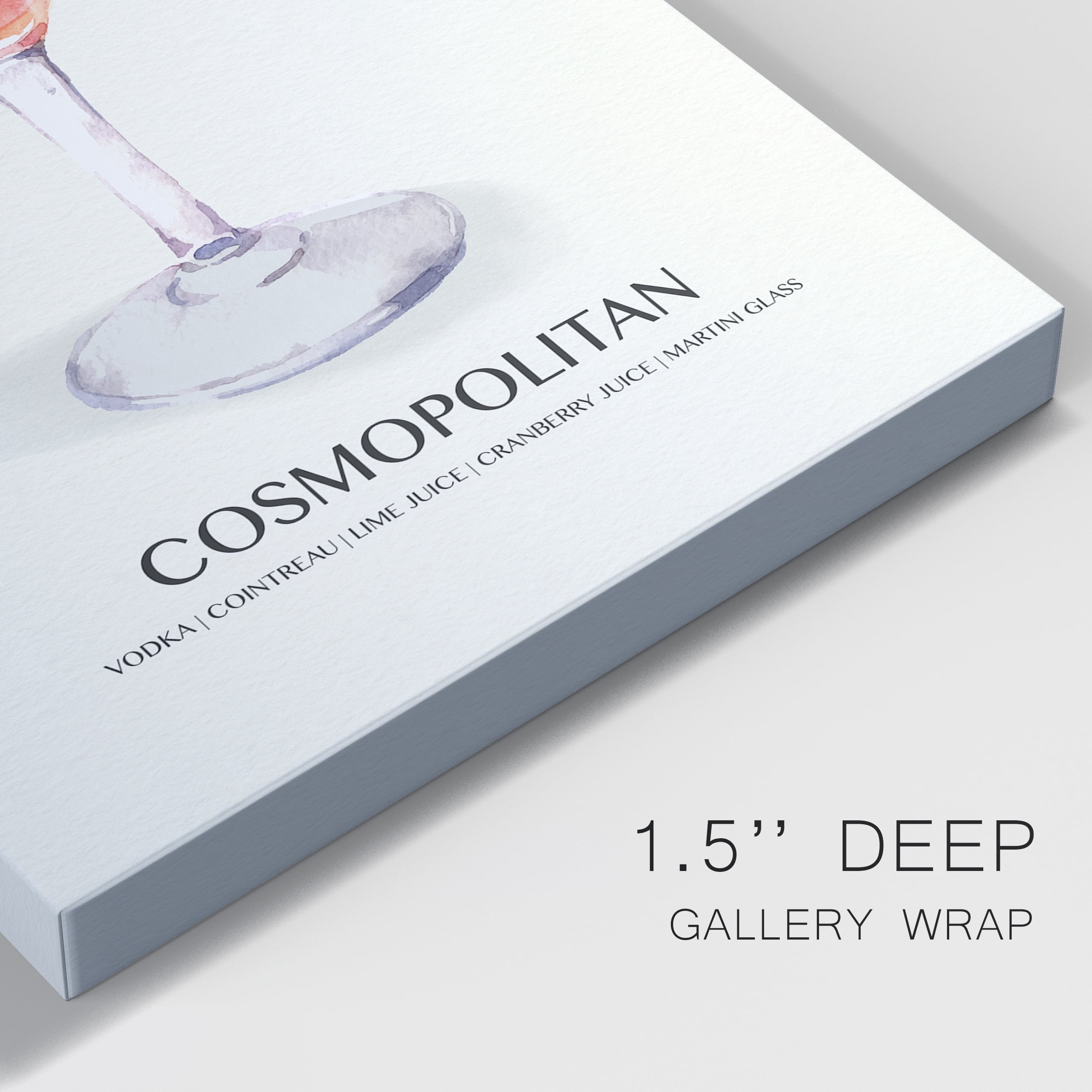Cosmopolitan Premium Gallery Wrapped Canvas - Ready to Hang - 8 x 12