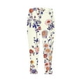 thumbnail image 4 of BangWanChi Leggings for Women Leggings for Women Print Pants Summer Casual Knee Length 2024 Silm Comfy Cropped Pants, 4 of 5