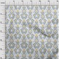 thumbnail image 2 of oneOone Organic Cotton Poplin Twill Fabric Paisley Ikat Print Fabric BTY 42 Inch Wide, 2 of 4