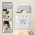 thumbnail image 3 of OPALESQUE 2 in 1 Hair Trimmer with 10 Replacement Blades, Razor Comb, and Sharp Double Edge Cutting Comb (White), 3 of 7