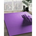 thumbnail image 3 of Ahgly Company Machine Washable Indoor Rectangle Transitional Violet Purple Area Rugs, 2' x 4', 3 of 7