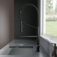 thumbnail image 5 of Nouvet Single Handle, Pull-Down Kitchen Faucet with Pot Filler in Matte Black, 5 of 11