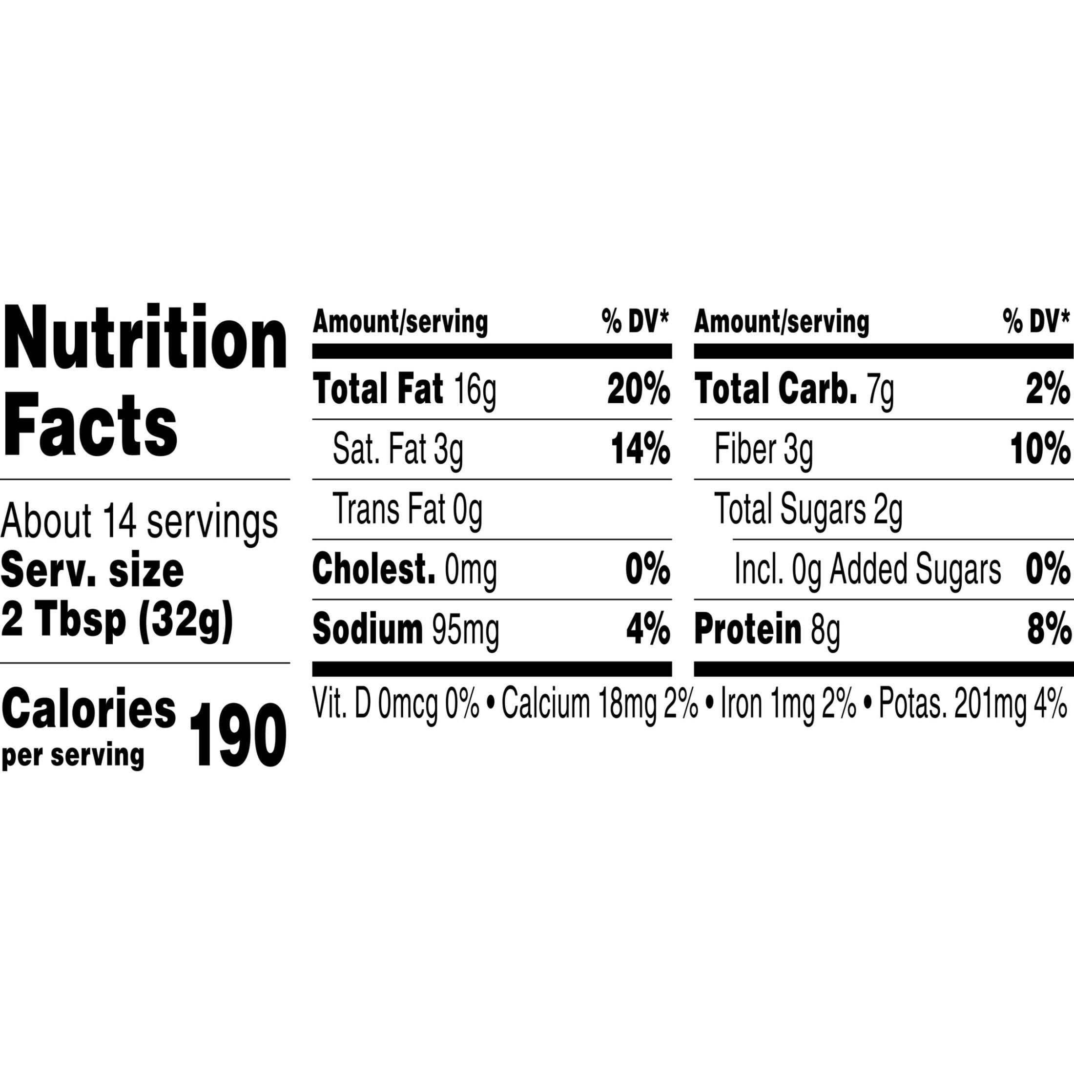 Adams Natural Crunchy Peanut Butter, 16 oz Jar