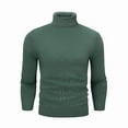 thumbnail image 1 of Pull Col Roulé Mode Haut de Gamme pour Hommes Automne Hiver Nouvelle version Coréenne Couleur Unie Pull Décontracté Chaud, 1 of 5