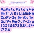 thumbnail image 4 of 432 Pcs Glitter Bulletin Board Letters for Classroom Numbers Alphabet Poster Board Letters,432 x Letters card,Blue, 4 of 6