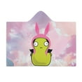 thumbnail image 7 of Kuchi Kopi Bob's Burgers Soft Wearable Blanket Hoodie Hooded Blanket Warm Decor Gift For Kids Adult For Sofa Bed Office, 7 of 7