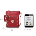 thumbnail image 4 of Women's Lightweight Functional Crossbody Bag Multi Pockets Shoulder Bag with Stylish Triple Compartments, 4 of 9