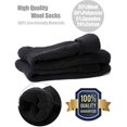 thumbnail image 2 of 4 Pairs Women Merino Wool Socks Size 6-10 Thermal Hiking Winter Warm Thick Cozy Cabin Crew Comfy Socks for Ladies, 2 of 5