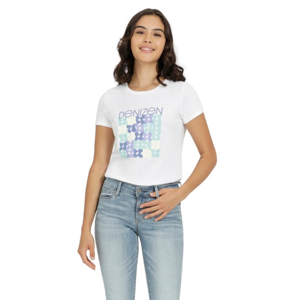Playera Style Denizen from Levi's para Mujer color Blanco