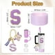 thumbnail image 2 of Juego de accesorios para taza Uxcell para vaso con asa, que incluye cubierta de silicona para popote, bota, tapón a prueba de derrames, encanto de asa, etiqueta de iniciales letra S, 2 of 7