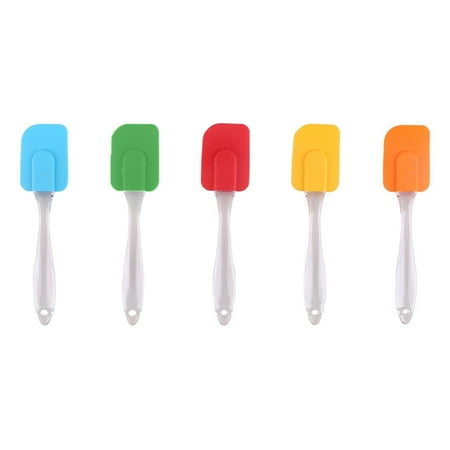 

XingHD Cake Spatula Non-stick Heat Resistant Silicone Hanging Multipurpose Cake Scraper Baking Tool