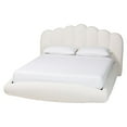 thumbnail image 2 of Baxton Studio Grenier Modern Floating Bed, Queen, Cream, 2 of 9