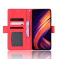 thumbnail image 3 of Case for Motorola Edge 30 Ultra Cover Adjustable Detachable Card Holder Magnetic closure Leather Wallet Case - Red, 3 of 5