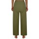 thumbnail image 3 of Puntoco Pantalón De Mujer De Pernera Ancha De Puro Algodón Con Botones, Color Liso, Verde Militar Xxl, 3 of 6