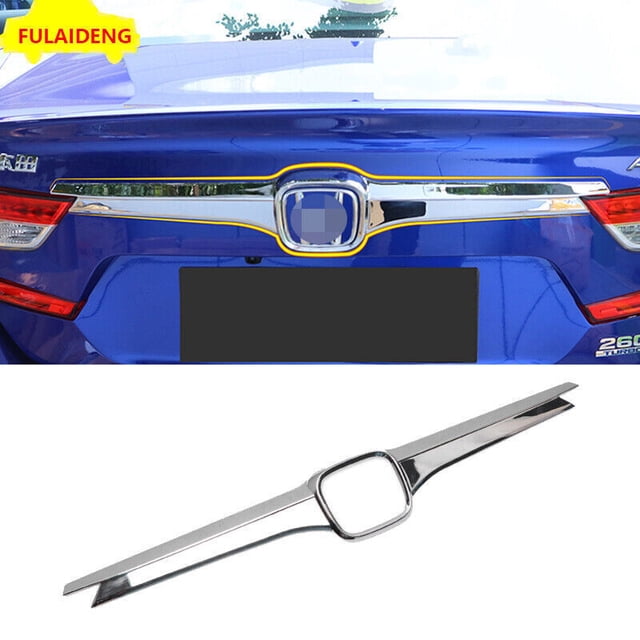for Honda for Accord 2018-21 ABS Chrome Rear Door Trunk Gate Lid Molding Cover Trim