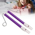thumbnail image 4 of Slide Whistle Instrument, Lovely Color ABS Metal Mouth Shape Design Simple To Play Slide Whistle  For Early Enlightment Pink,Purple,Blue, 4 of 8