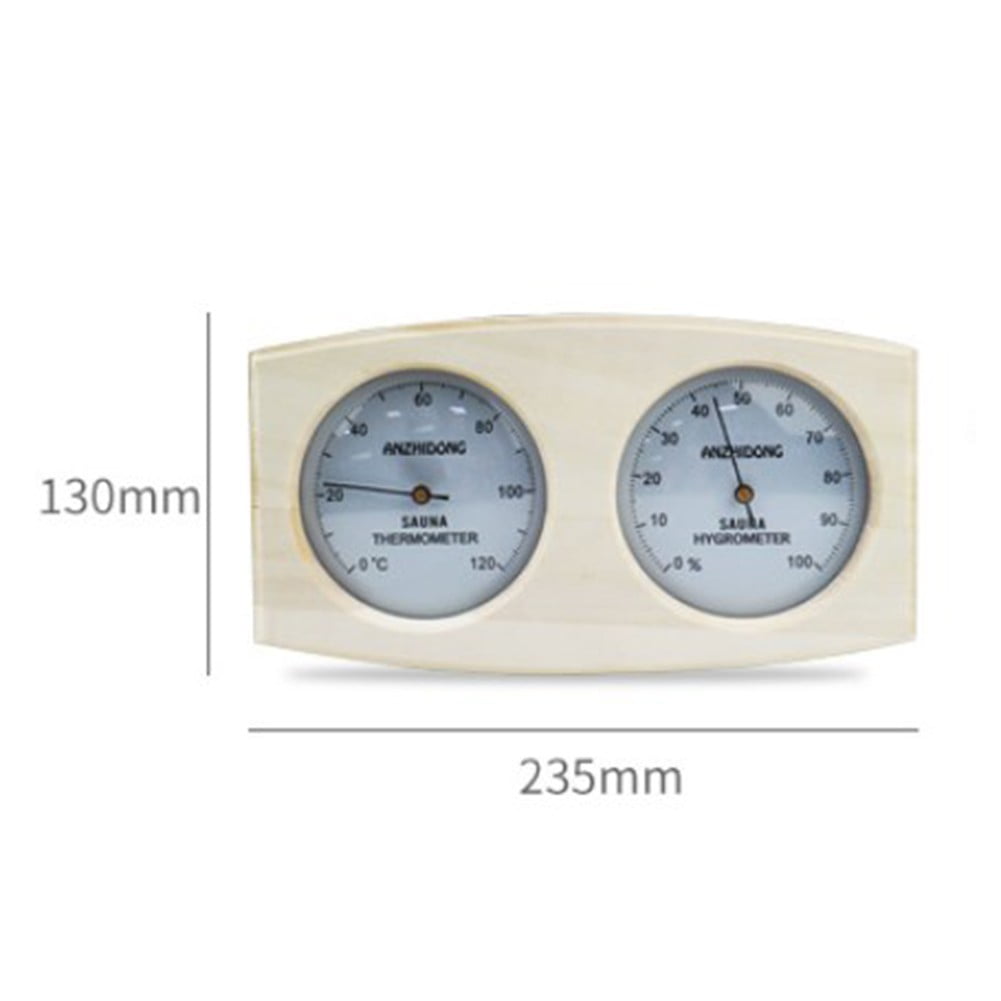 2 In 1 Wooden For Sauna Room Thermometer Hygrometer Steam Temperature Hygrometer