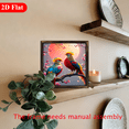 thumbnail image 2 of A 12*12-inch wooden framed painting - a vivid picture of a pheasant perched on a branch. It can be used as a home decoration item or as a wonderful gift., 2 of 7