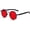 01 Black/Ocean Red, variant on Round Steampunk Sunglasses Hippie Circle Glasses Gothic Metal Frame UV Blocking Lens