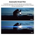 thumbnail image 3 of Neewer 55mm Blue Streak Filter, HD Optical Glass 360° Rotatable Anamorphic Flare Special Effects Lens Filter, 28 Layer Multi Resistant Coated Aluminum Alloy Frame, 3 of 8