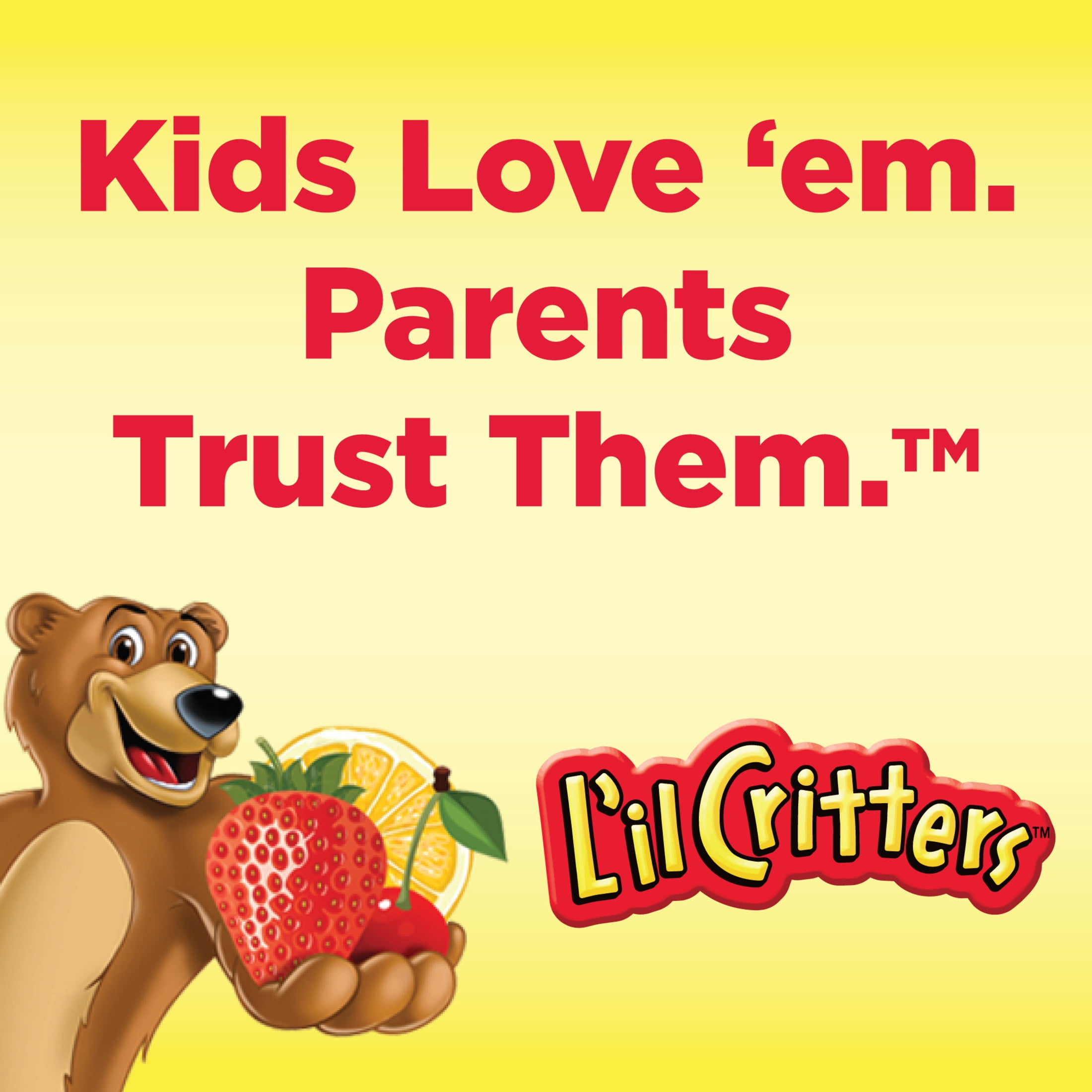 L'il Critters Kids Omega-3 Gummy, 3 fatty acids, DHA, EPA and ALA. 60 ct (30-60 day supply), Delicious Citrus Flavors (No Fishy Taste) from America's Number One Kids Gummy Vitamin Brand